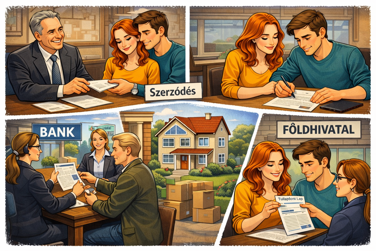 Az ingatlanvásárlás teljes folyamata lépésről lépésre