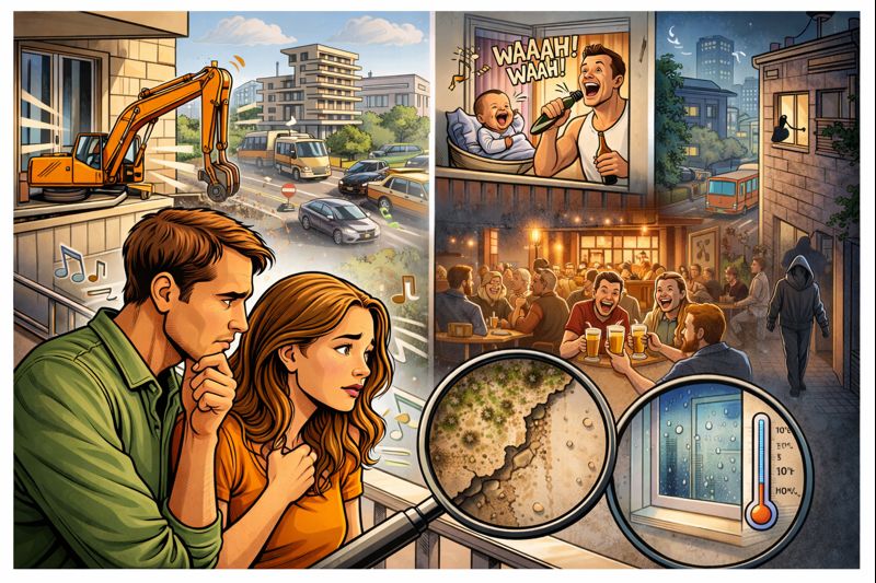 Szomszédok, zaj, környezet – a legdrágább problémák, amiket nem írnak a hirdetésbe